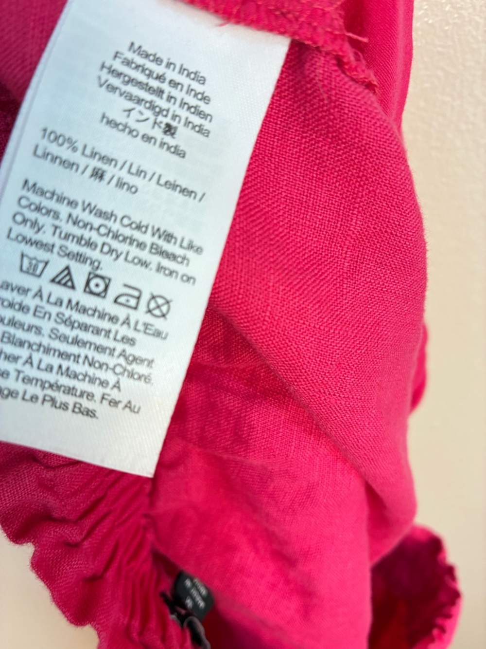 J.Crew 100% Linen Wide Leg Pull On Pants - Picture 5 of 11